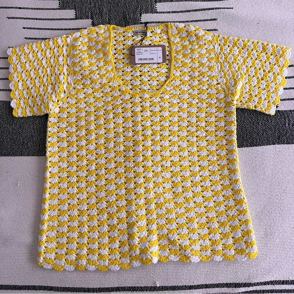 Rachel Comey Sousel Knit Crochet Top